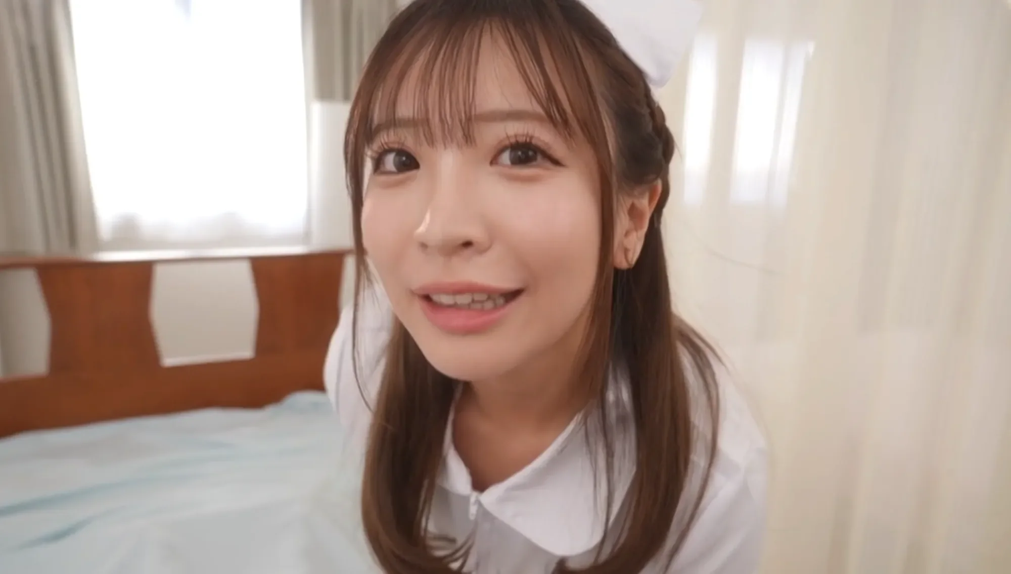 HODV-22069 破壊力抜群の小悪魔トロ顔で僕のチ○ポを舐めまくってくれるおしゃぶりナース 小那海あや